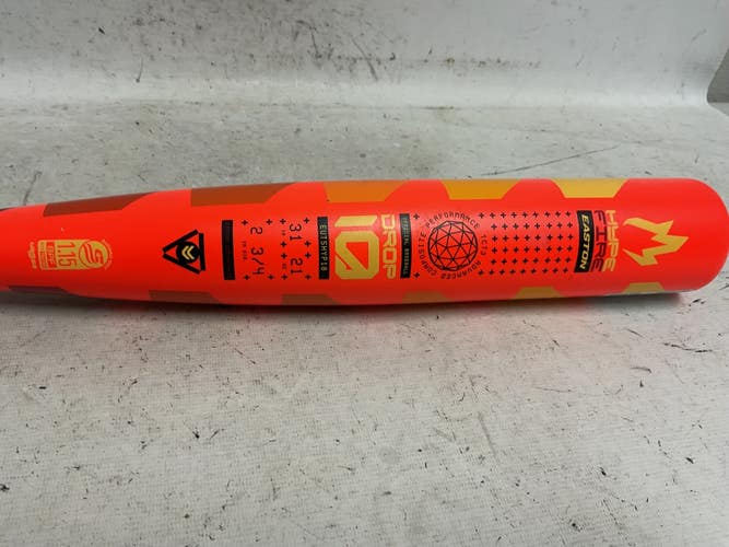 Used Easton EUT5HYP10 BB/SB USSSA 2 3/4 Bat Orange 31" 11855-S000211288