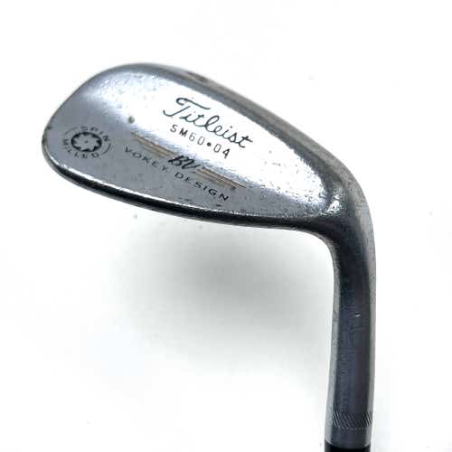 Titleist Vokey Spin Milled CC Chrome Lob Wedge LW 60* 4 Bounce Wedge RH