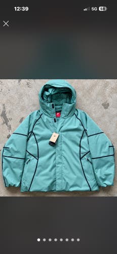 Green Men's Large Nike Jacket (New)