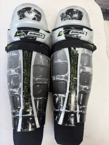 Senior Bauer Supreme 50 16" Shin Pads (Used)