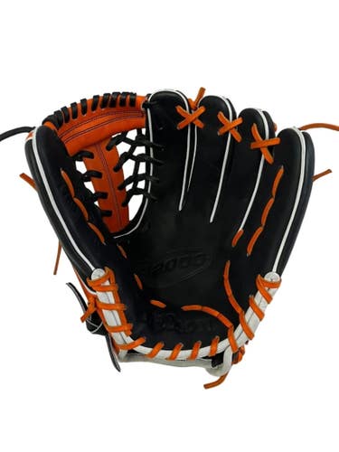 Used Wilson A2000 1789 11.5" RH Throw Black And Orange Baseball Glove 11692-S000158427