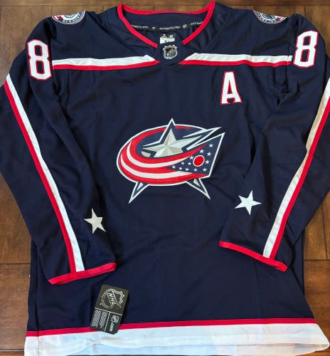 Columbus Blue Jackets Zach Werenski Fanatics  Stitched Jersey XL (54) NWT