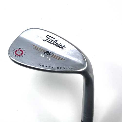 Titleist Vokey Spin Milled SM4 Chrome Sand Wedge SW 56* 14 Bounce TT DG Wedge RH