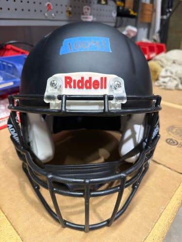 USED RIDDELL SPEED ADULT HELMET - MEDIUM - FLAT BLACK