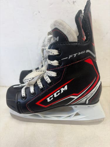 Black CCM JetSpeed FT340 Hockey Skates Regular Width 12 (Used)