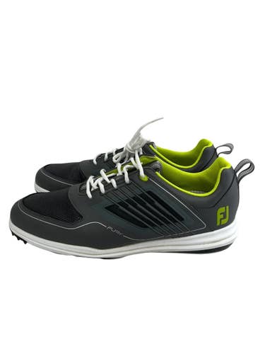 Used Foot Joy FURY Mens Golf Shoes Grey Senior 14 11692-S000158240