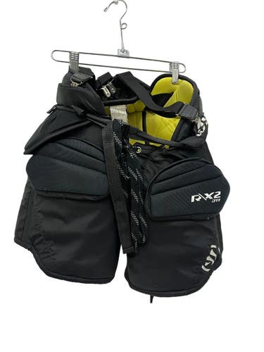 Used Warrior R/X2 JR Junior Goalie Pant Black S/M 11692-S000158244