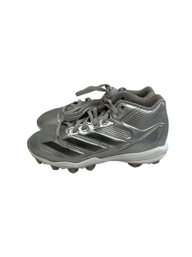 Used Adidas ADIZERO IMPACT Jr FB Cleats Grey Junior 02 11692-S000158268
