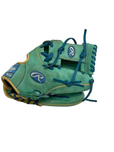 Used Rawlings PROR2175-2M HEART OF THE HIDE BB/SB Glove RH Throw Turquoise 11 3/4" 11692-S000158276