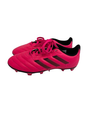Used Adidas GOLETTO Soccer Cleats Black And Pink Junior 04.5 11692-S000158293
