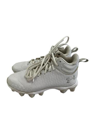 Used Under Armour FRANCHISE Jr FB Cleats White Junior 01 11692-S000158309