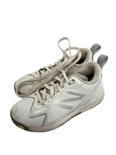 Used New Balance 32 BB/SB Cleats White Youth 13.5 11692-S000158336
