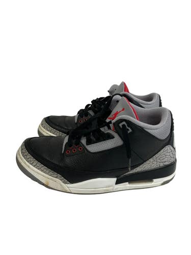 Used Jordan 3 RETRO Basketball Shoes M Black Senior 8.5 11692-S000158346