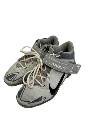Used Nike TROUT BB/SB Cleats Grey Junior 01.5 11692-S000158338
