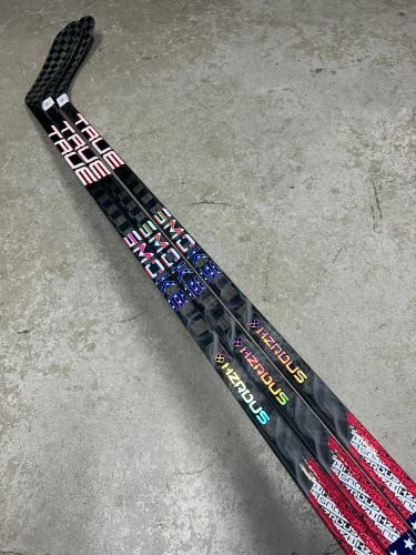 3 PACK 70 Flex P28 True Hzrdus Smoke Senior Right Hand Hockey Stick Team USA Pro Stock (New)