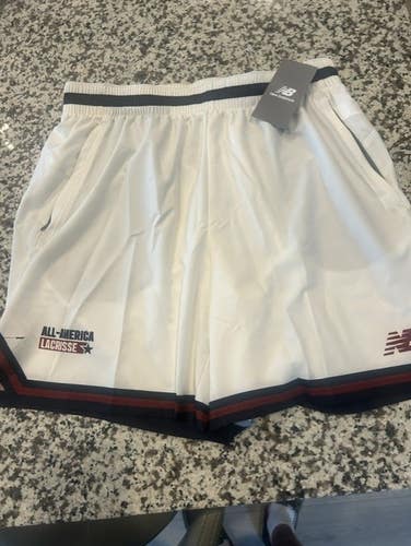 New Balance All America lacrosse mens shorts NEW pockets