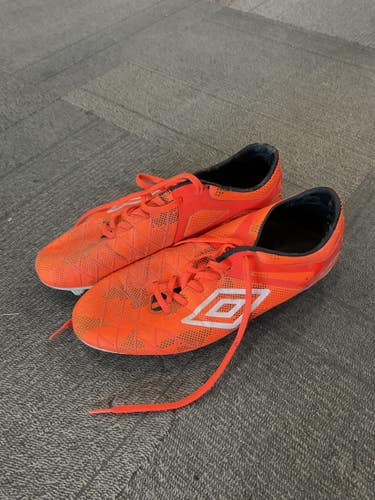 Used Umbro Soccer Cleats Orange Senior 10.5 11614-S000245569
