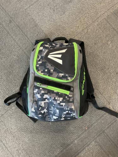 Used Easton 2 BAT BACKPACK BB/SB Player Backpack Green 11614-S000245581