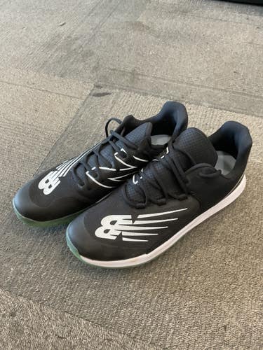 Used New Balance 4040 TURF SHOES BB/SB Cleats Black Senior 13 11614-S000245582