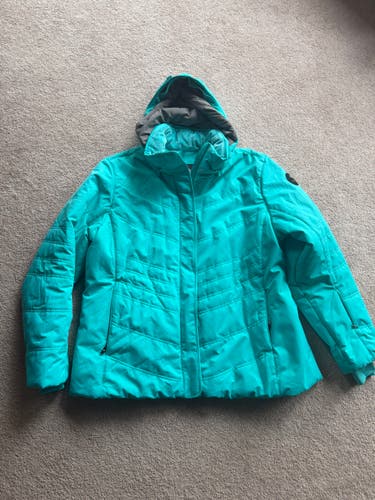Teal Women's Adult Tuscany II Obermeyer Jacket Size 20 (Used)