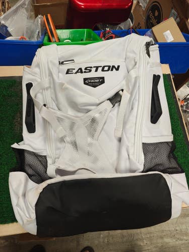 Easton Ghost NX Backpack White Equipment Bag Softball