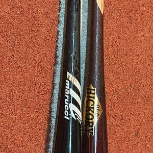 2 Pack Pro Issue Wood bats Marucci and Old Hickory 33.5 31
