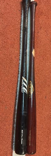 2 Pack Pro Issue Wood bats Marucci and Old Hickory 33.5 31