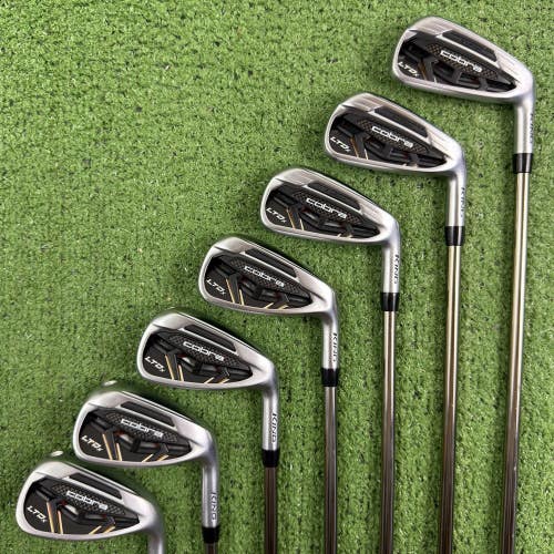 Cobra LTDx Iron Set 5-PW GW UST Mamiya Recoil ESX F3 Regular Flex Graphite