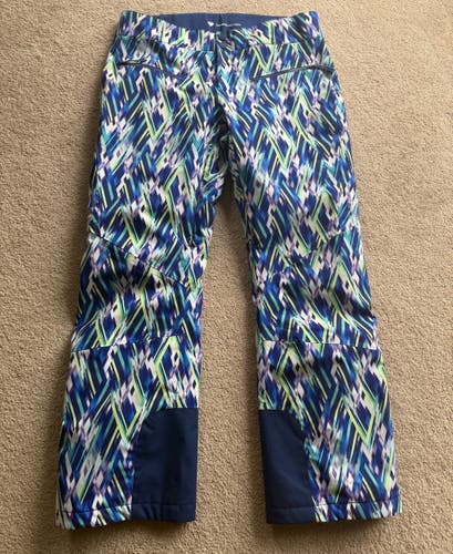 Women's Adult Printed Bliss Size 14 Obermeyer Ski Pants (Used)