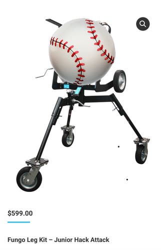 (Used) Fungo Leg Kit – Fits Junior Hack Attack
Pitching Machine Just Legs No Machine
