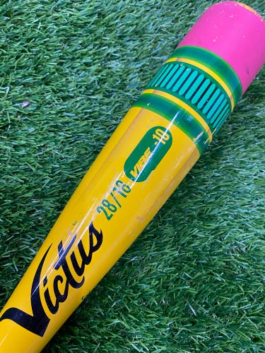 2024 Victus Vibe Alloy Bat USABat Certified (-10) Alloy 18 oz 28" (Used)