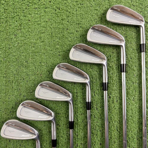 Mizuno MP 18 SC Forged Iron Set 4-PW KBS Tour 120 Stiff Flex Steel Right Handed