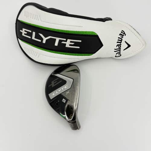 Callaway Elyte X 25* 5 Hybrid Head RH Headcover Used Golf Club