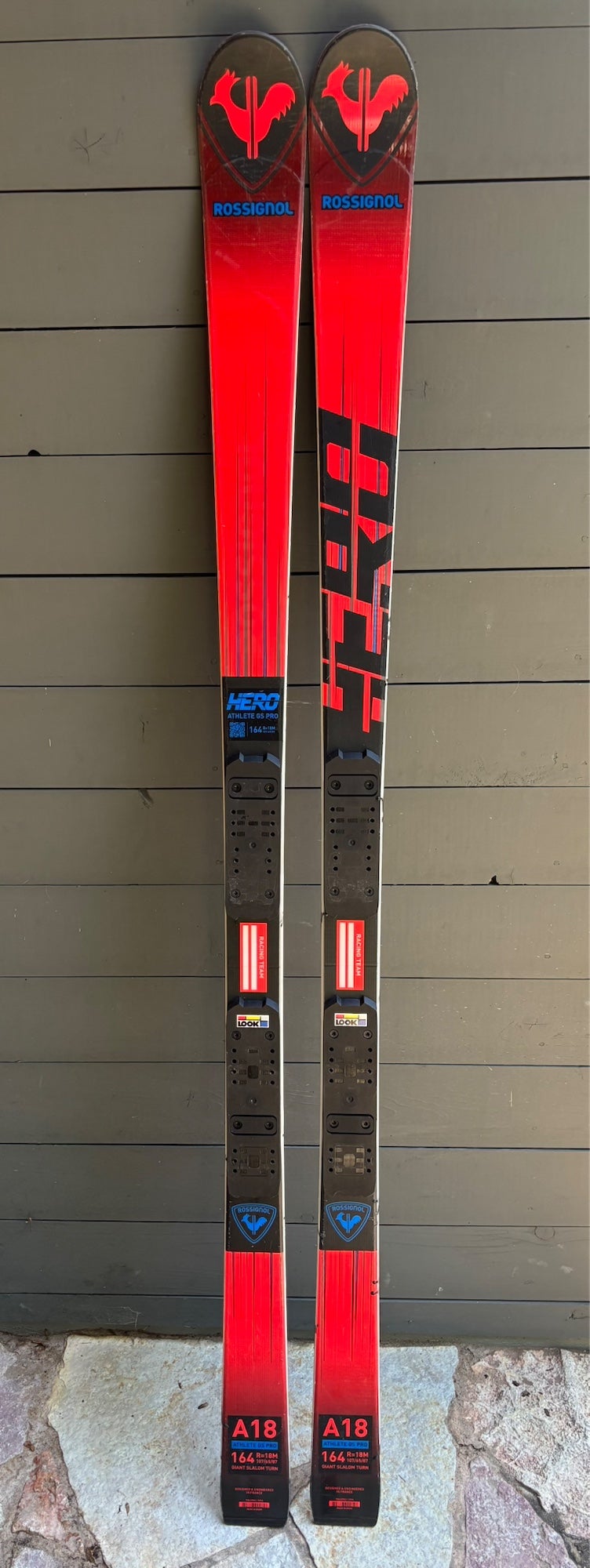 Rossignol Hero Athlete GS 164 cm Racing Skis Without Bindings