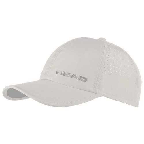 2026 UNISEX HEAD PRO PLAYER ADJUSTABLE TENNIS CAP (WHITE) #287115-WH