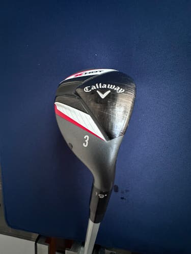 Men's Callaway X Hot Right Handed Hybrid 3H Graphite Shaft (Used)