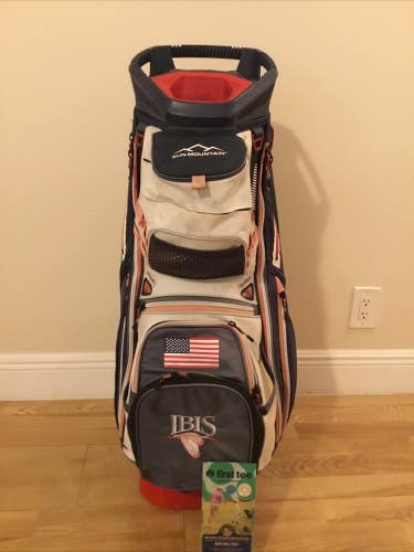 Sun Mountain C-130 USA Cart Golf Bag with 14-way Dividers (No Rain Cover)