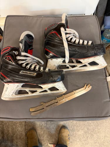 Bauer Vapor 1X Pro Hockey Goalie Skates Extra Wide Width 6.5 (Used)