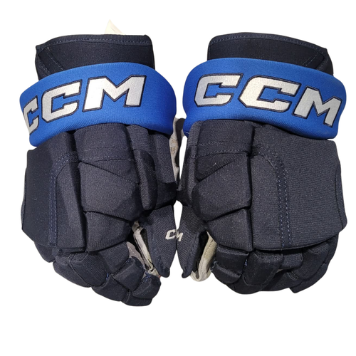 New CCM HG12 WINNIPEG JETS Pro Stock Gloves 14"