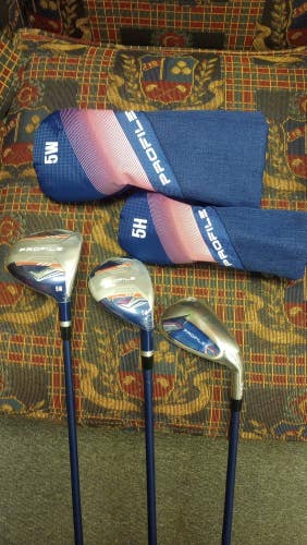 Wilson Profile LRH Set of 3 Clubs