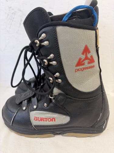 Men's Size M 8.5 (W 9.5) Burton Progression Snowboard Boots All Mountain (Used)