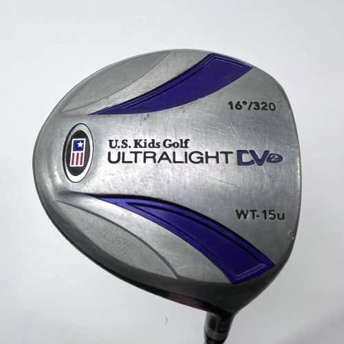 US Kids Ultralight WT-15u Driver 16* Ultralight 54" Purple Junior RH