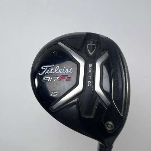 Titleist 917 F2 3 Fairway Wood 15* Aldila Rogue Max 73g Regular Graphite Mens RH
