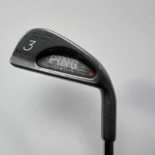 Ping Karsten I Single 3 Iron Orange Dot 2* Flat Heel Toe Balance Stiff RH