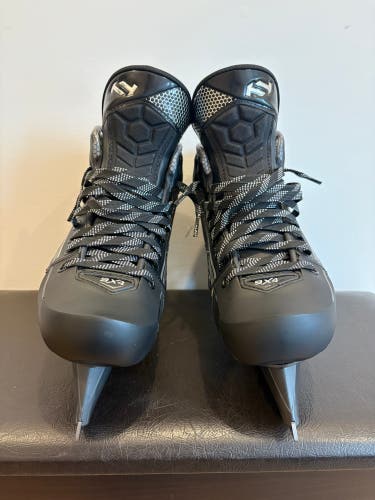 2024 True Catalyst 9x4 Hockey Goalie Skates Wide Width 8.5 (Used)