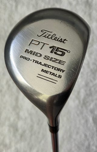 Titleist PT 15° Mid Size Fairway Wood RH; Steel Shaft