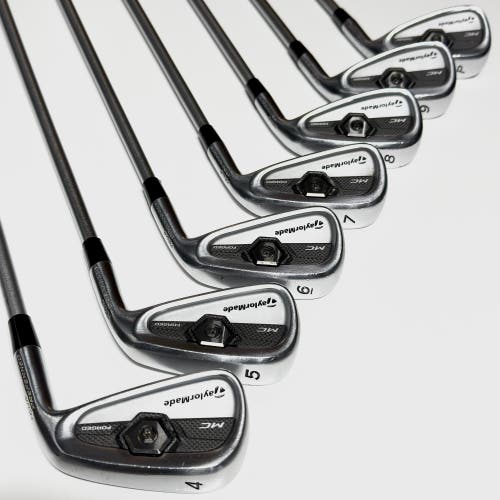Taylormade Tour Preferred MC Iron Set 4-9, PW Right Hand Extra Stiff Flex Steel