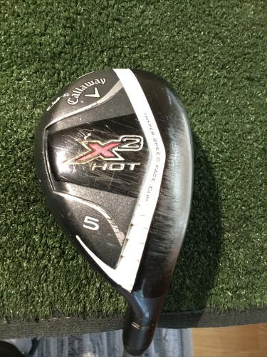 Callaway Ladies X2 Hot 25* 5 Hybrid Graphite Shaft (38)