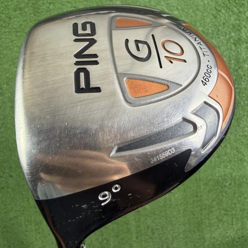 Ping G10 Driver 9 Degree ProLaunch Red Stiff Flex Left Handed 45.5