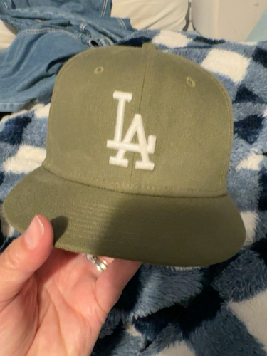 LA Dodger's Olive Green 7 3/8 Men's New Era Hat